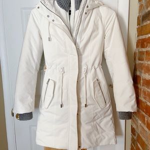 Mackage Beckah white down parka XXS